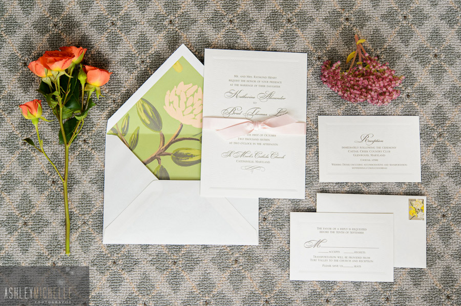 The Pleasure of Your Company, Floral Wedding Invitation, Traditional Wedding Invitation